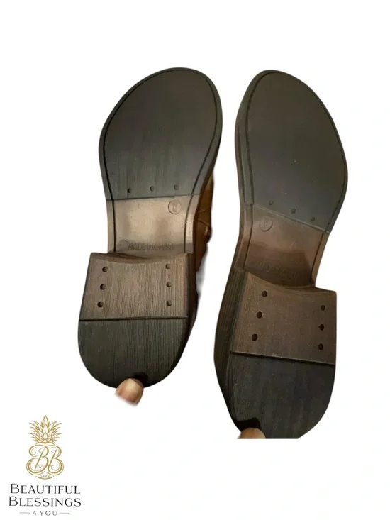 Journee Collection Women’s/Girl’s Mid-Calf Buckle Detail Riding Boots - Brown - Picture 6 of 9